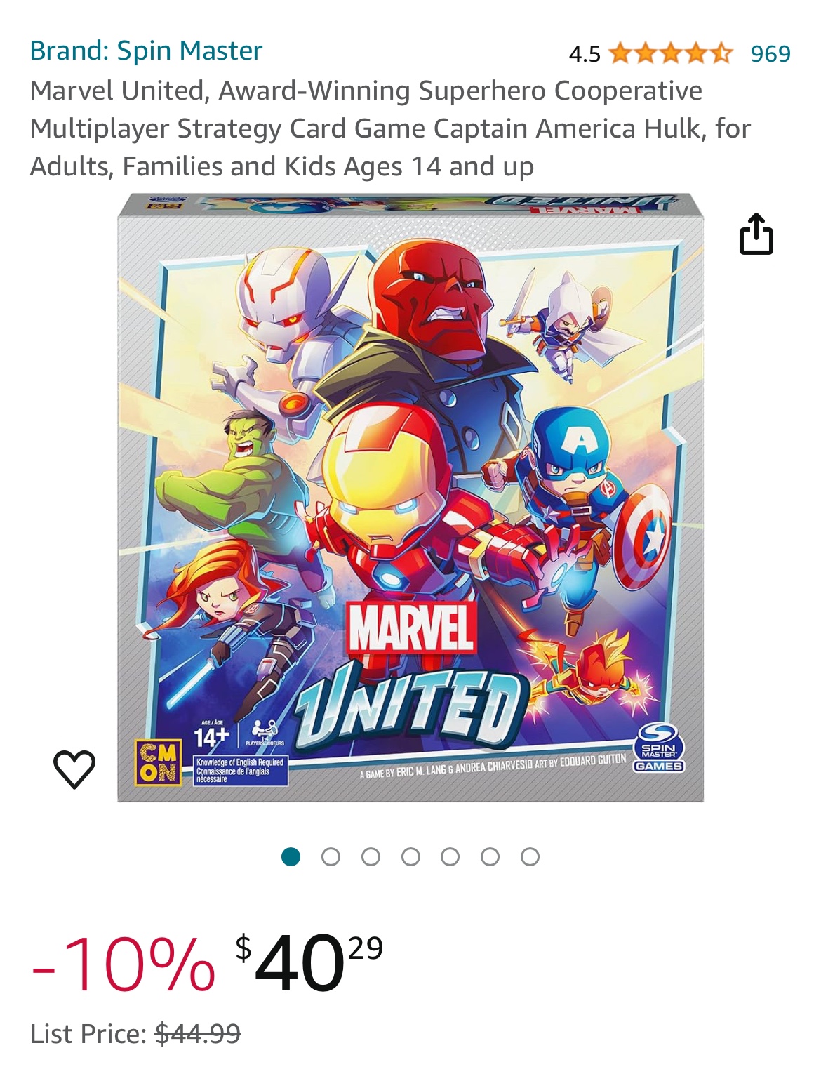 Marvel United Board Game thumbnail