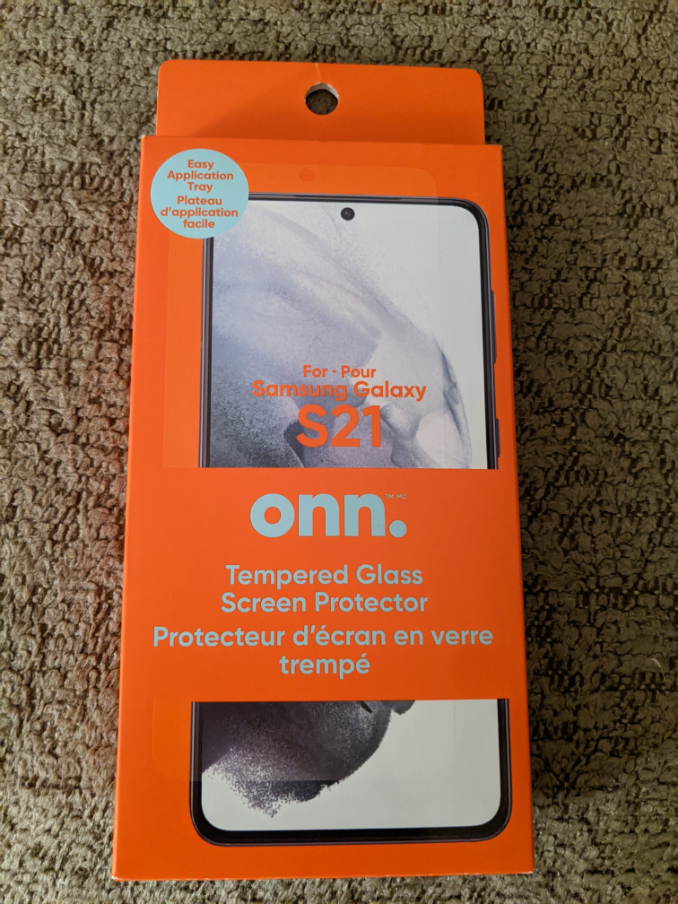 NEW Samsung Galaxy S21 onn. Tempered Glass Screen Protector thumbnail