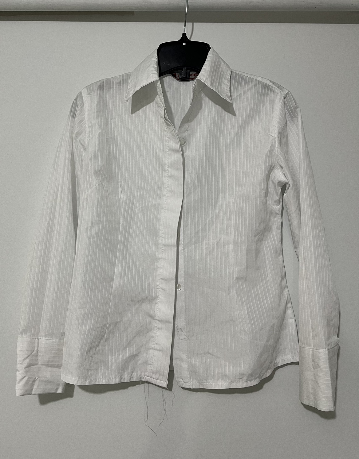 Brand new never worn Long sleeved blouse white stripes - photo 2