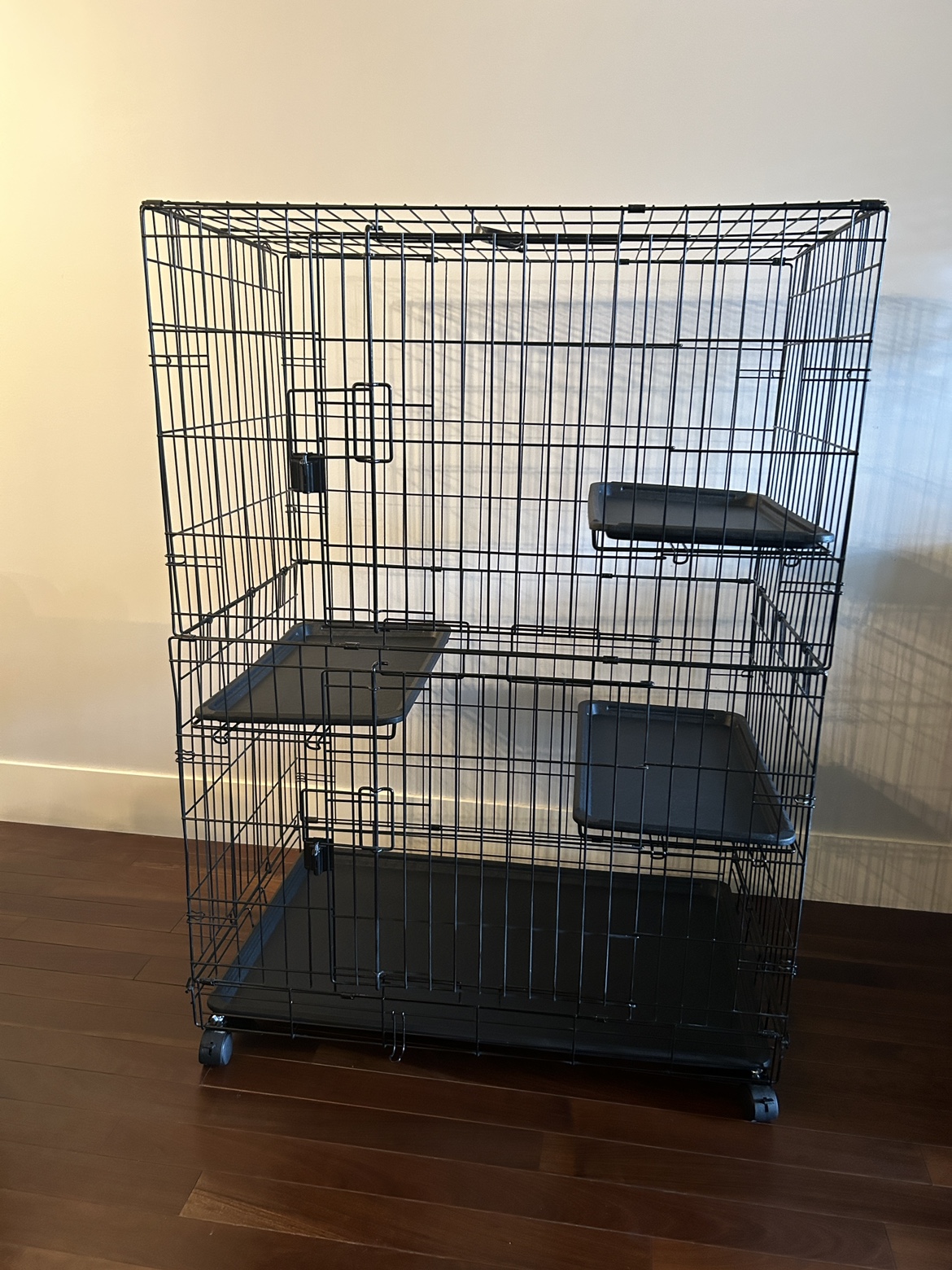 Collapsible 3 Tier cat cage playpen thumbnail