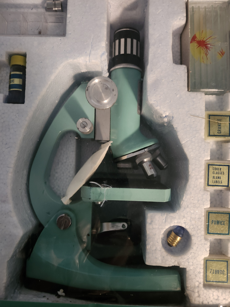 vintage microscope never used 🥕 image indicator(4)