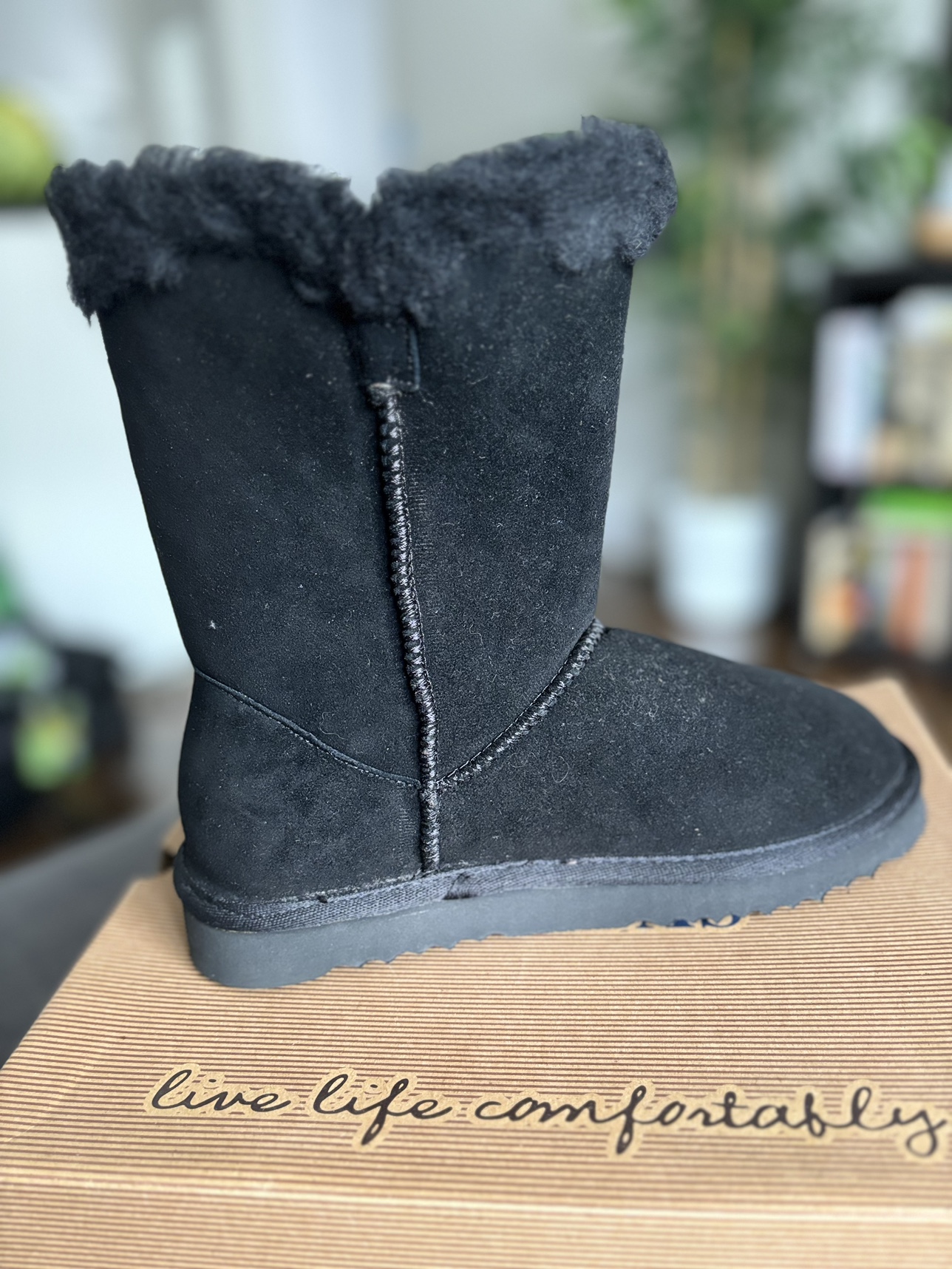 Winter boots, Snow boots, Wool boots, Leather boots image indicator(5)