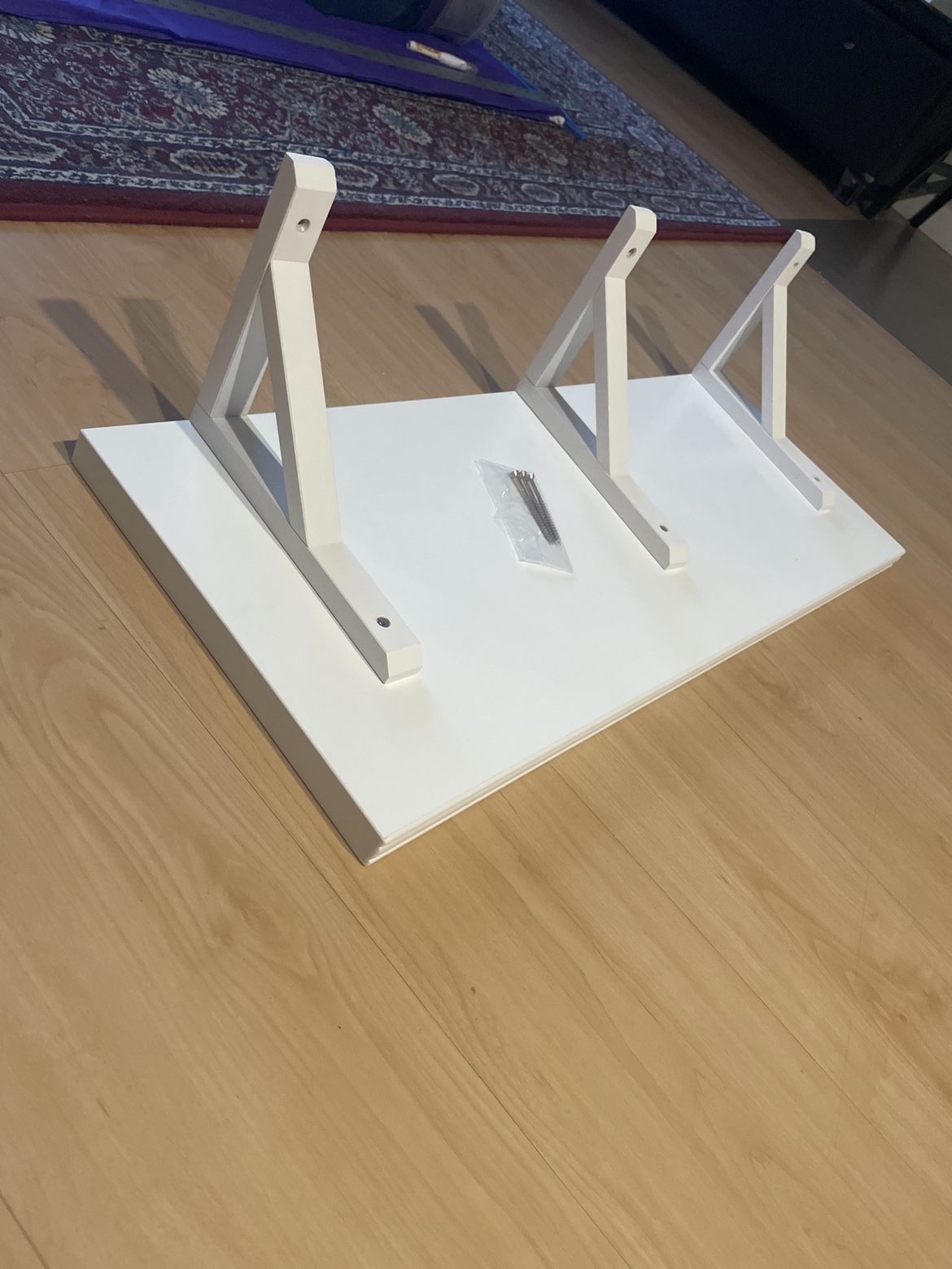 White Shelf and Brackets - photo 3