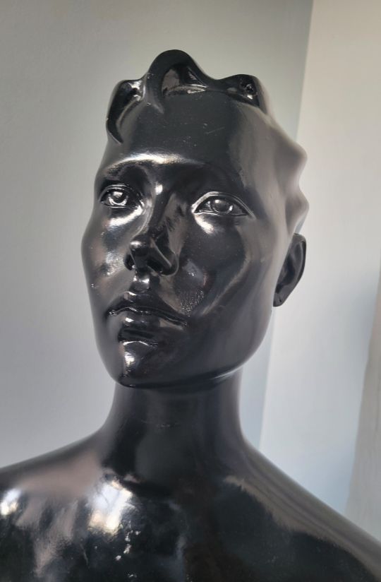 Black gender-neutral bust sculpture image indicator(2)