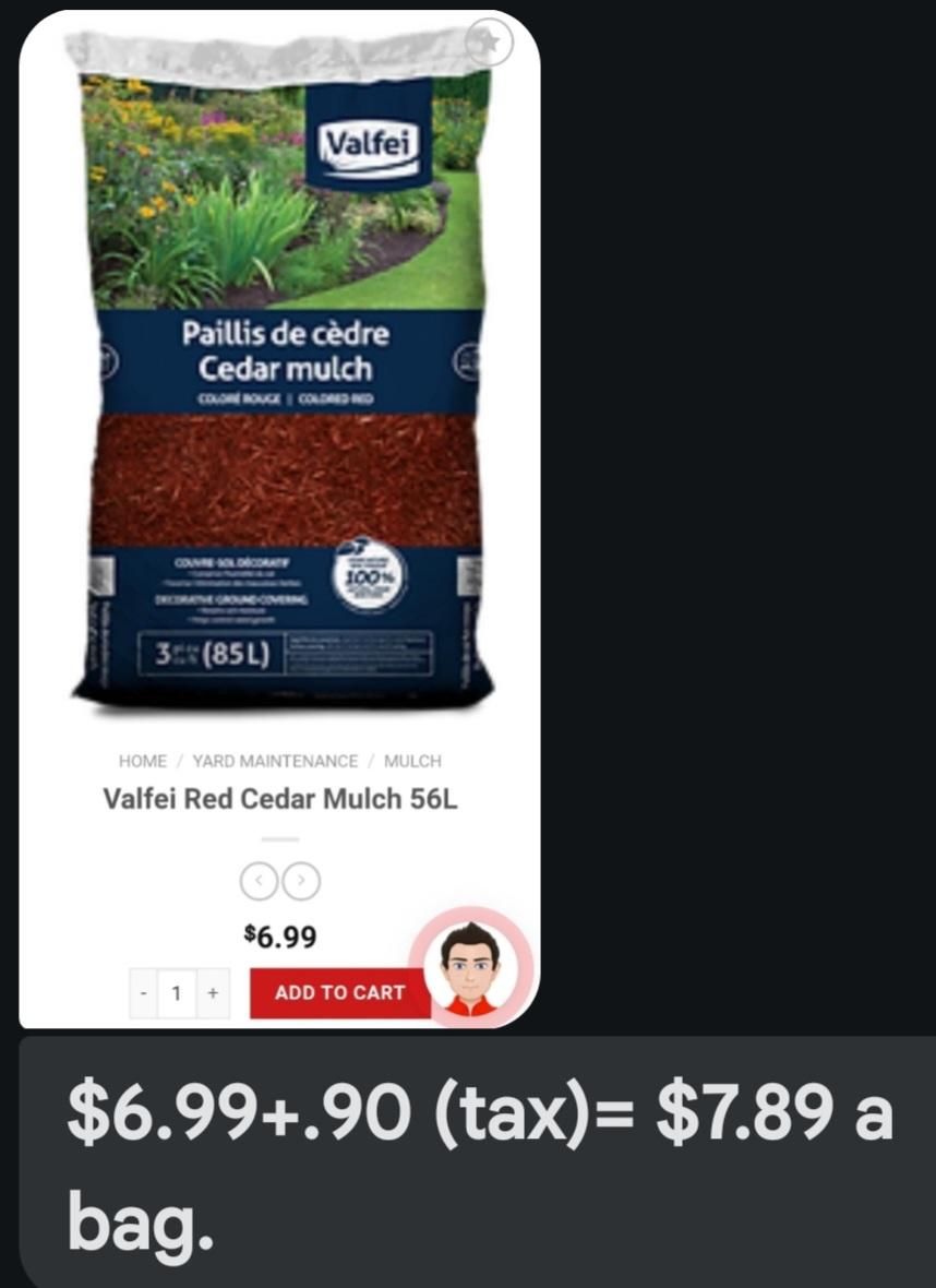 Valfei Red Cedar Mulch thumbnail