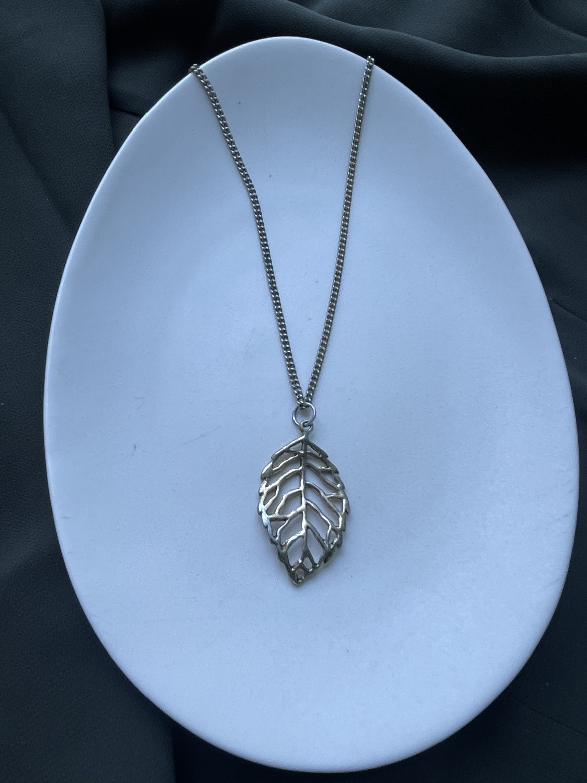 Gold Leaf Necklace thumbnail