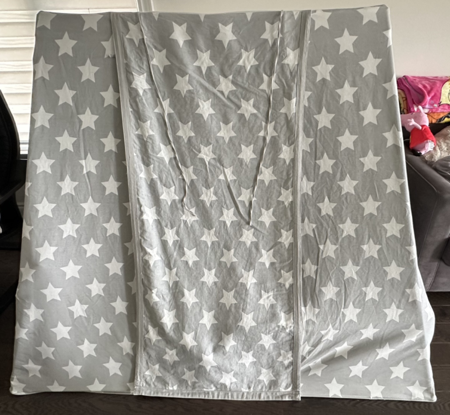 Coco Village - kids grey and white star tent🧡