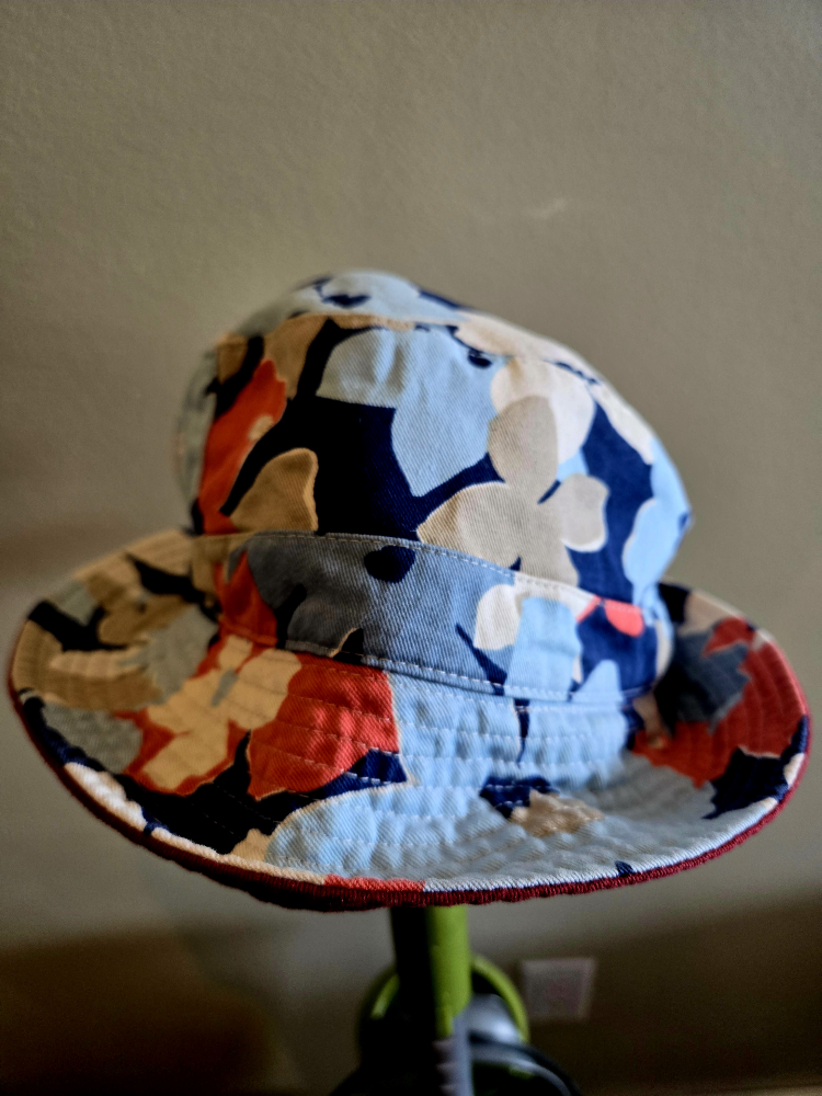 floral reversible bucket hat thumbnail