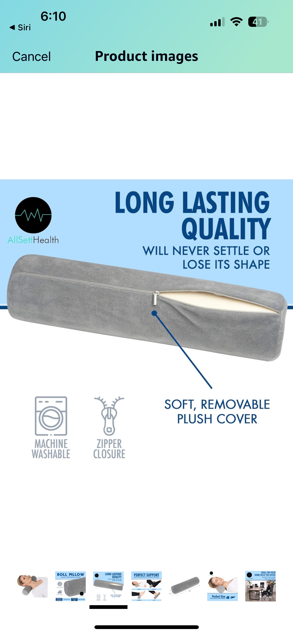 Memory foam cervical pillow - photo 2