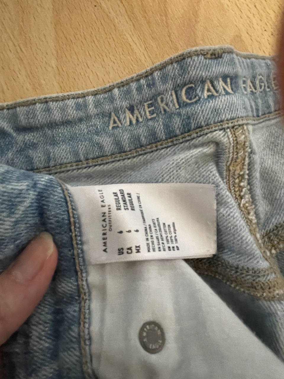 American Eagle Jeans wide size 6 - photo 2