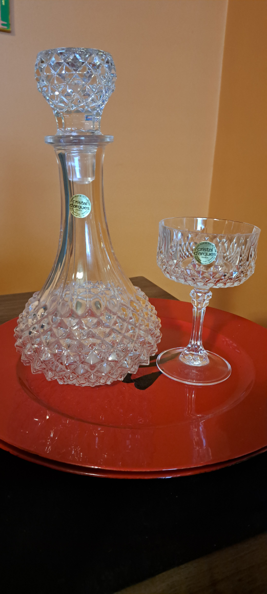 Real Crystal Glasses set x4 image indicator(5)