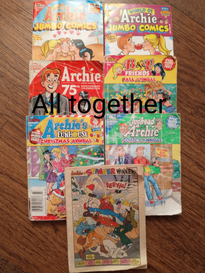 Archies comic books new and old (pls read description)