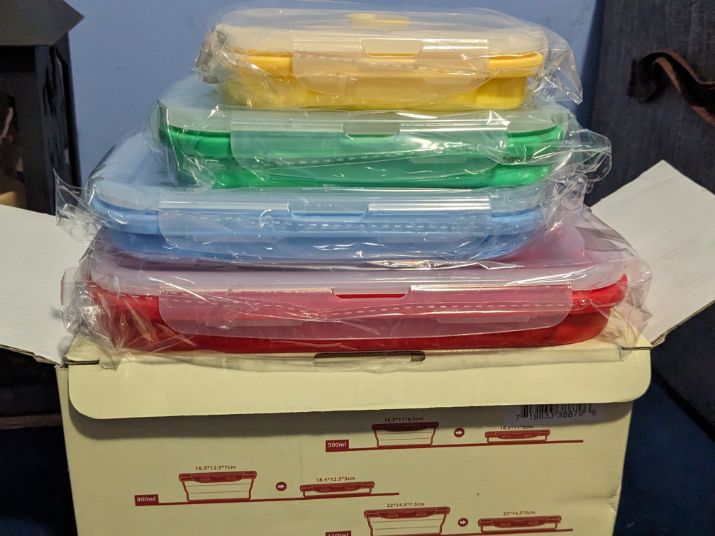 Reusable, Collapsible Food Storage Containers 🧡 thumbnail
