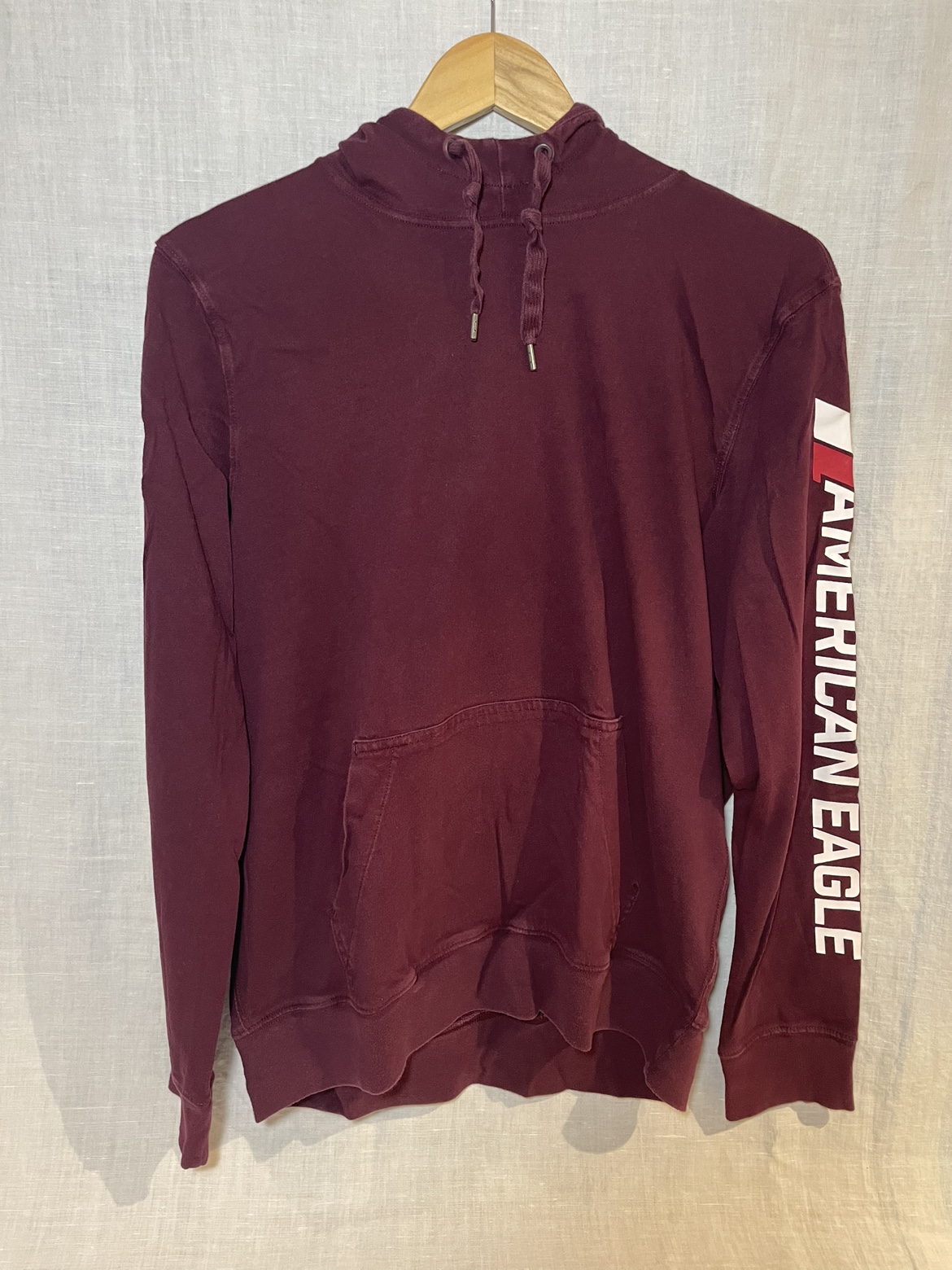 American Eagle Long Sleeve Shirt with Hood