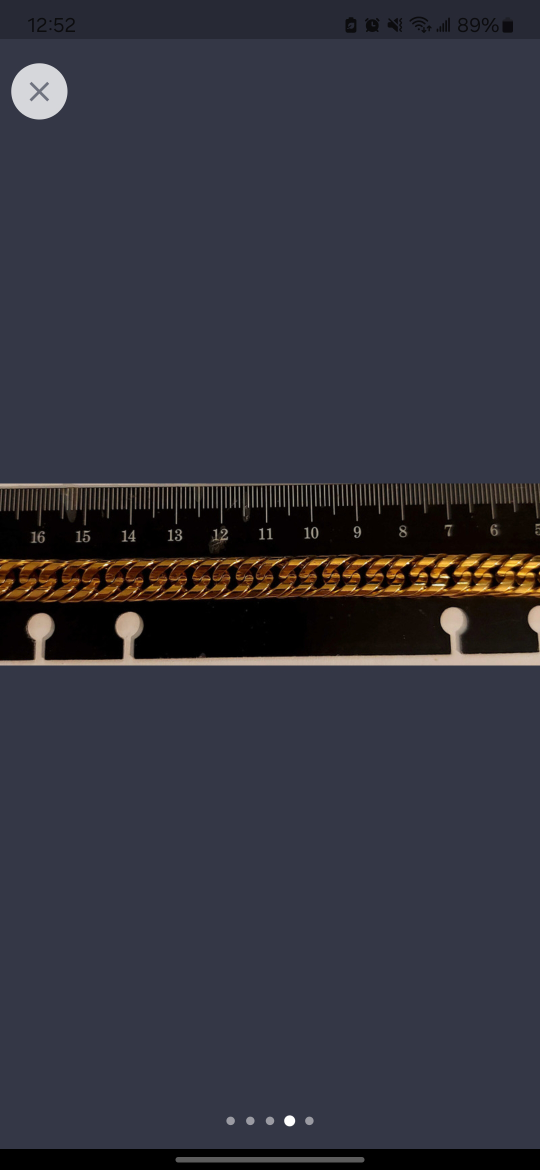 Italian made  24k gold plated Unisex braclet image indicator(4)