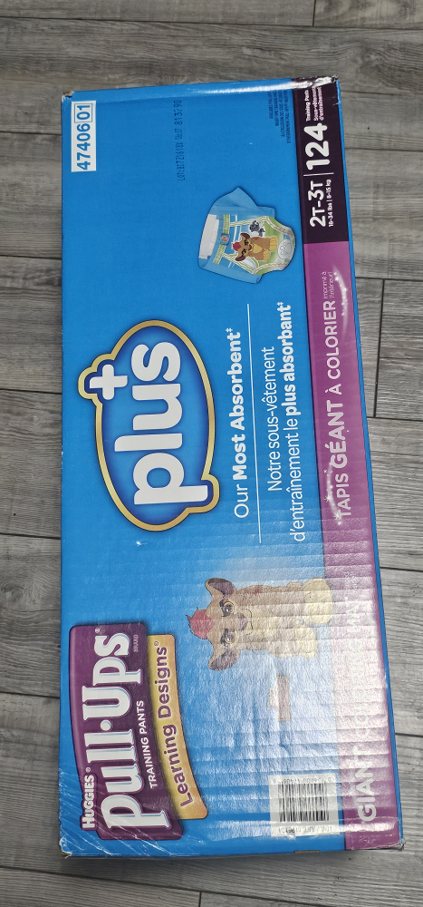 Huggies Pull ups for 2T - 3T 124 pcs thumbnail