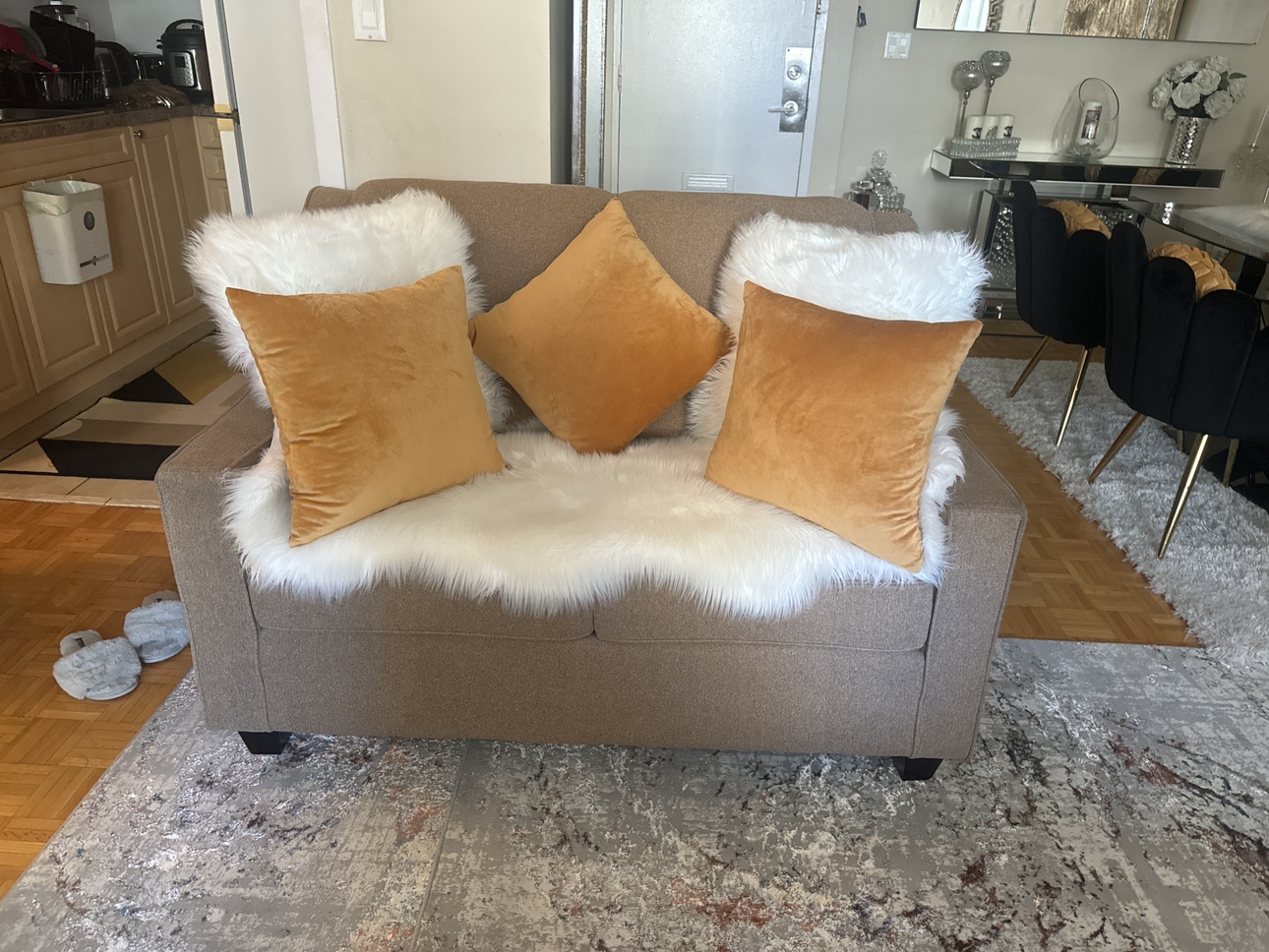 3 set beige couch