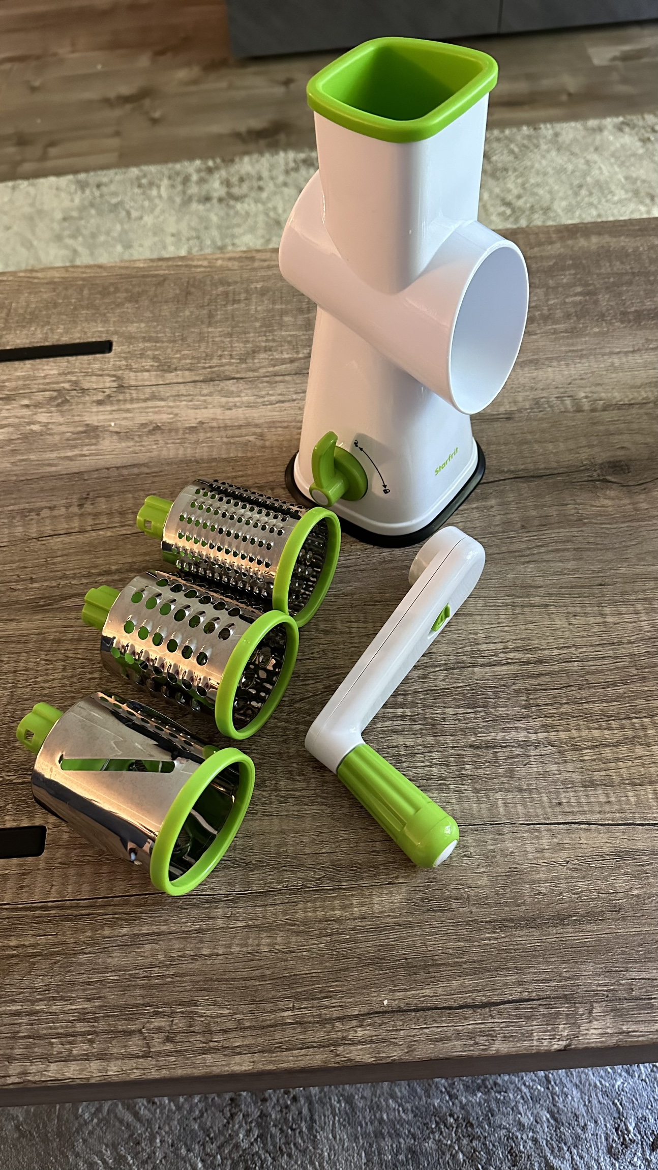 Starfrit Stainless Steel Drum Grater- Like New - photo 5