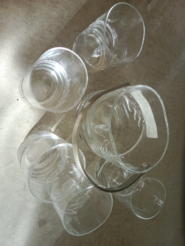 Pierre Cardin glass ice bucket & 4 glass - photo 3