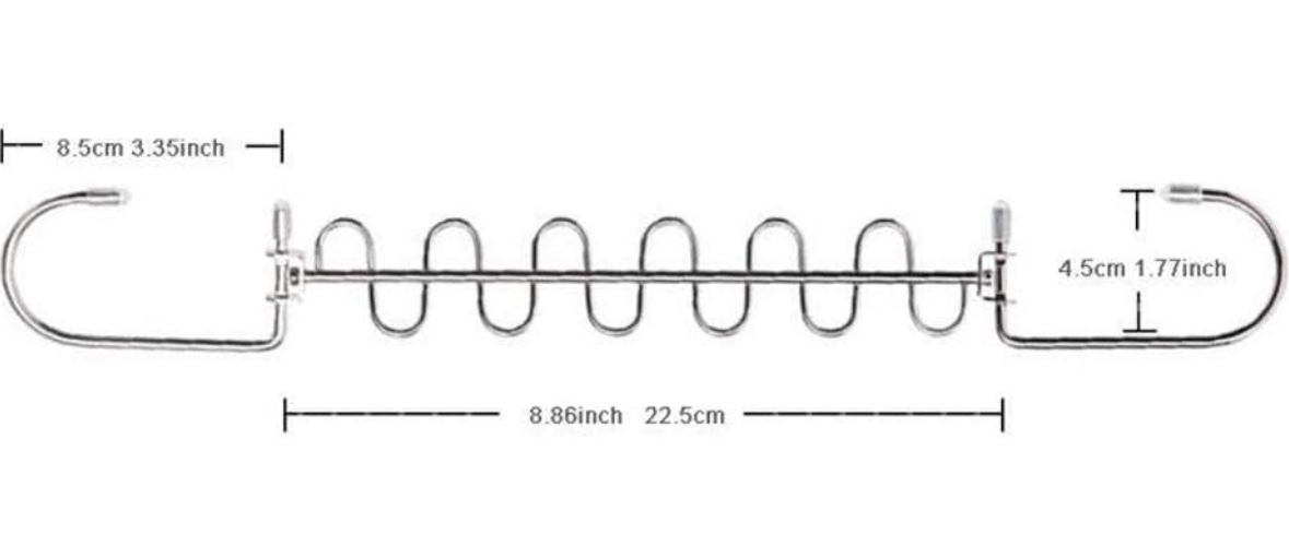 Space Saving Metal Hangers (Set of 6) image indicator(7)