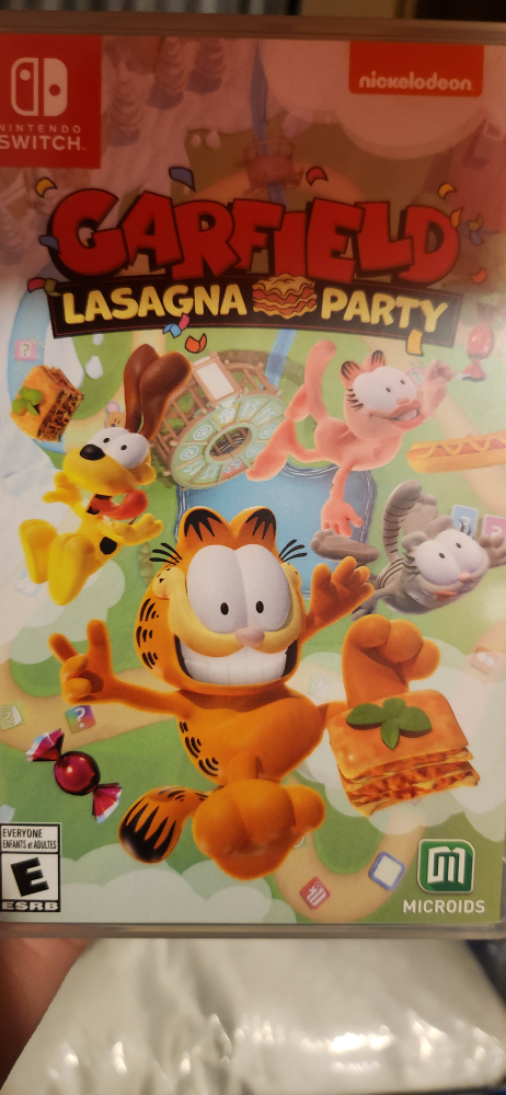 Garfield lasagna party nintendo switch thumbnail