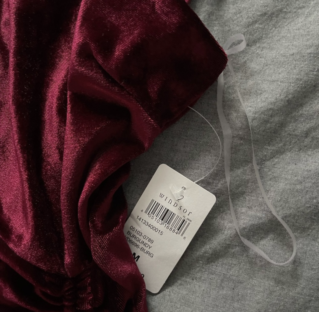 NWT Red Velvet Dress by Windsor (medium) image indicator(3)