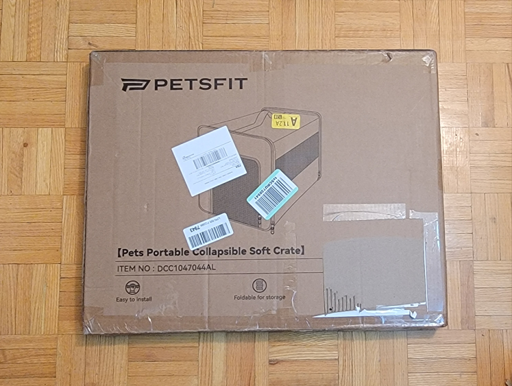 Petsfit Sided Dog Crate, Chewproof Design Breathable, Grey image indicator(8)