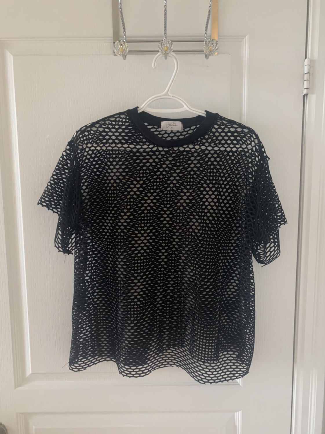 Black loose mesh 2 piece set image indicator(2)