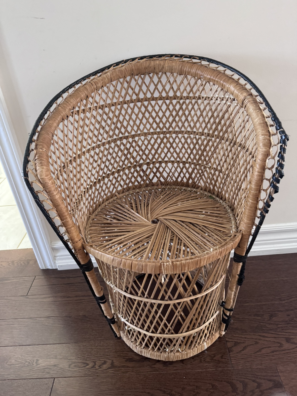 Boho style chair for kids