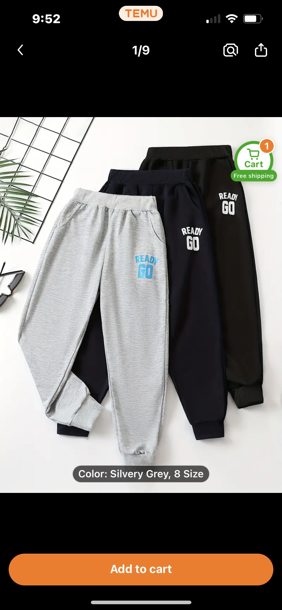 $9 for 3 boy’s Casual pants elastic jogger