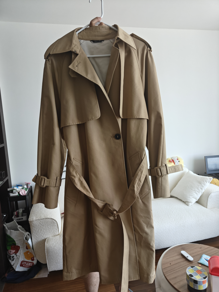 Weekend Max Mara Long Reversible Trench Coat