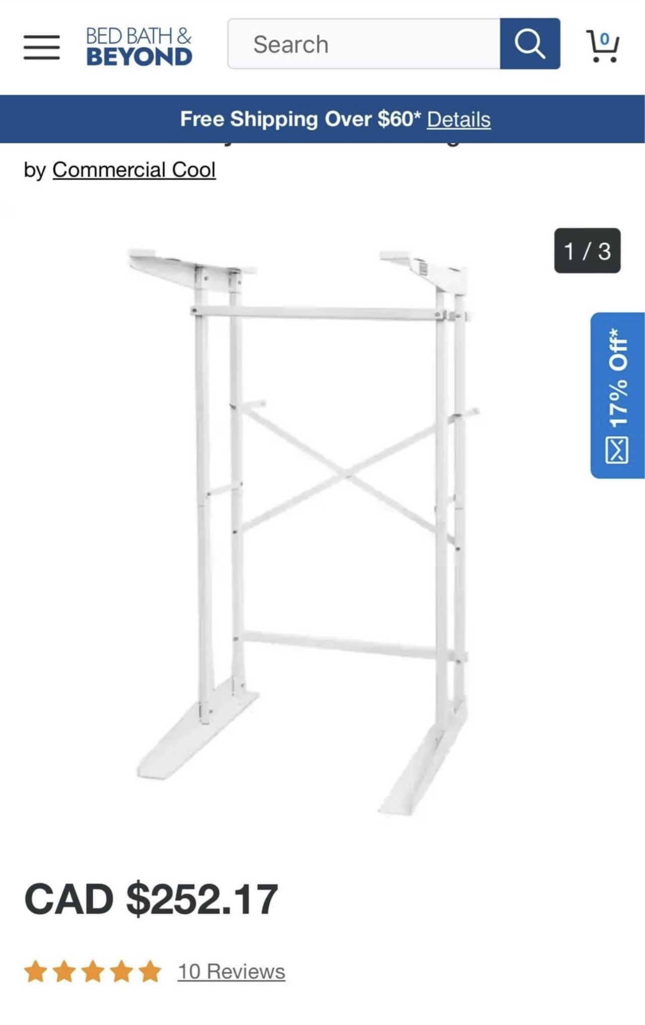 🥕 Stainless steel Stand to stack dryer over washer /can deliver image indicator(3)