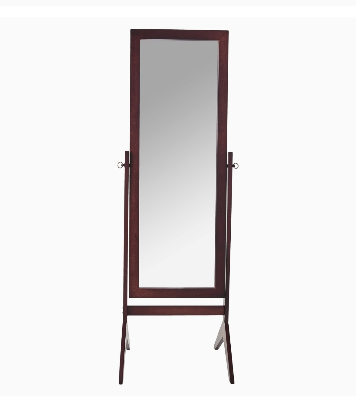 Standing Adjustable Wood Mirror