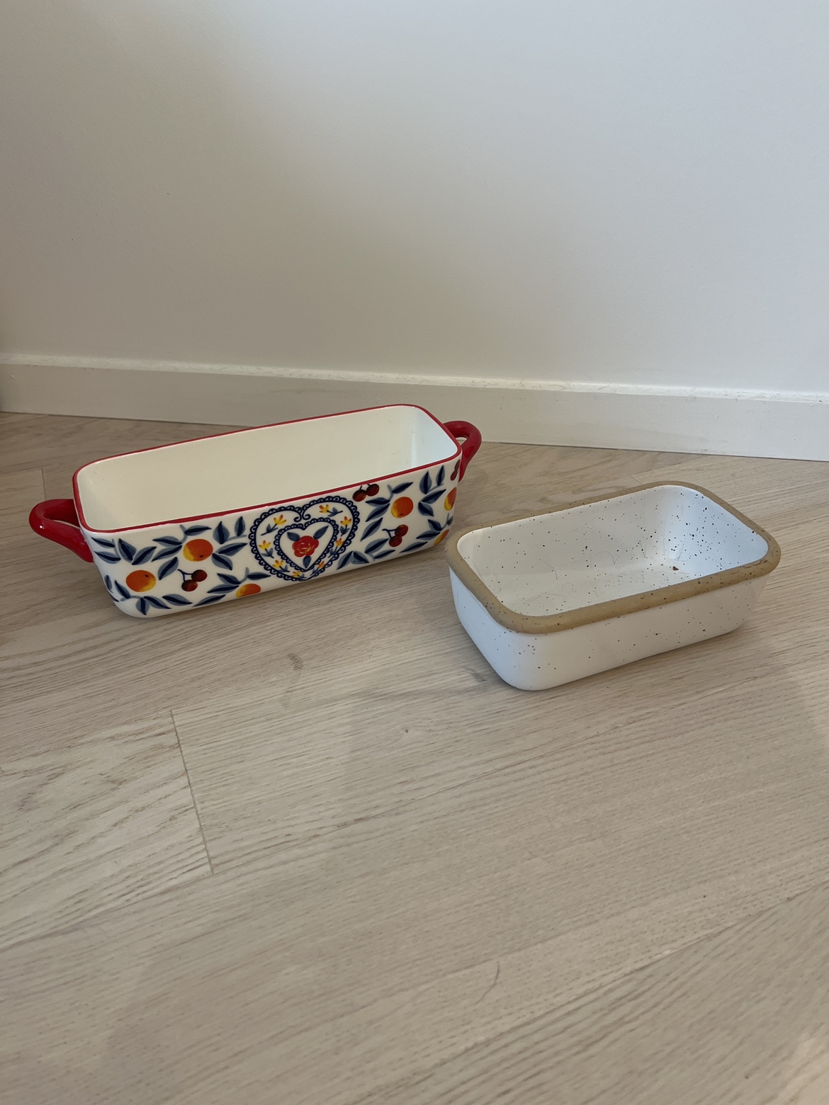 bread pans (mini white one is anthropologie)