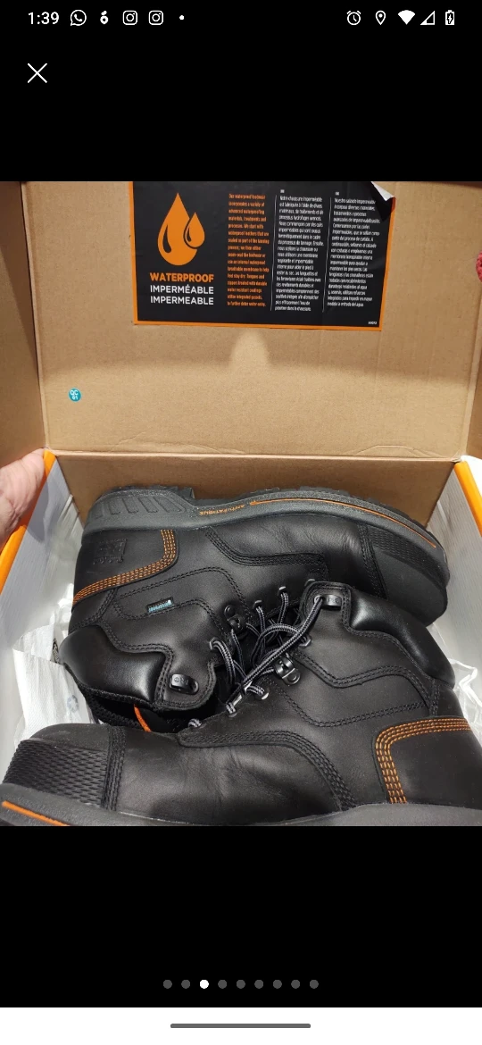 🆕🌺  Timberland Steel Toe Pro Work/ Construction Boots image indicator(3)