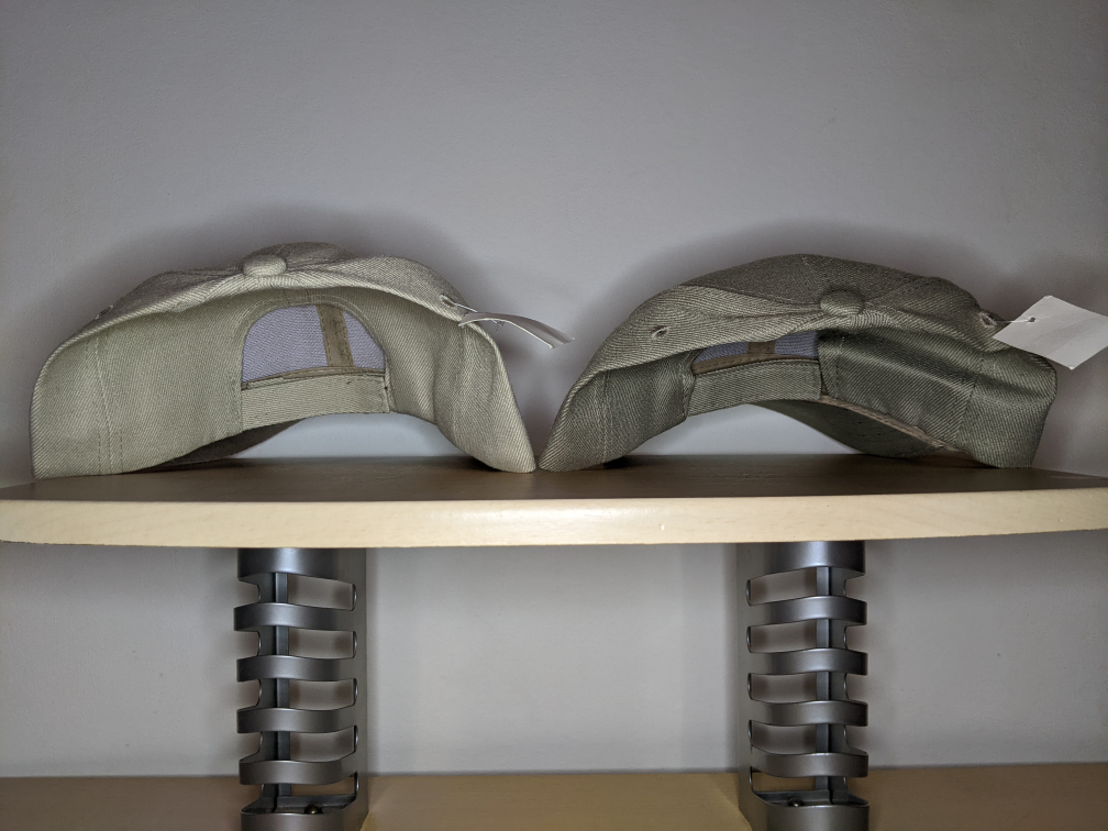 Pontiac Logo Cap Hat Adjustable New With Tag Light/Dark Beige image indicator(2)