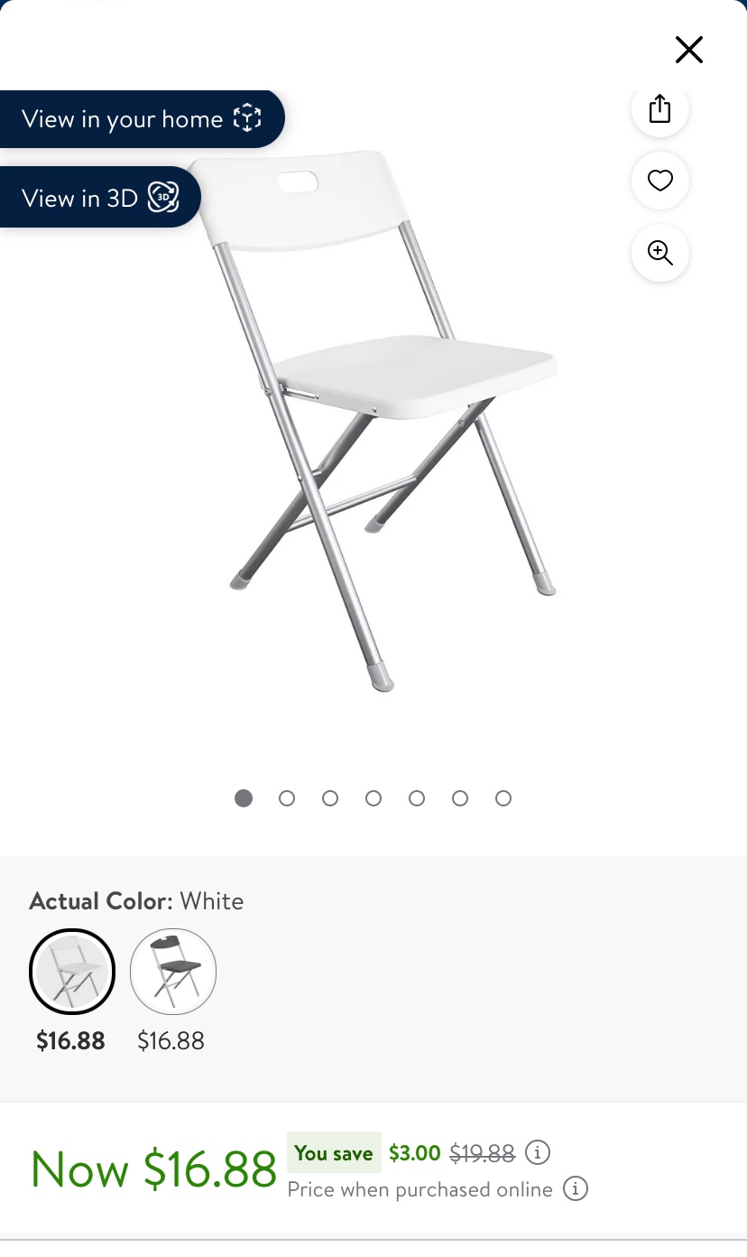 Mainstays Folding chair - photo 3