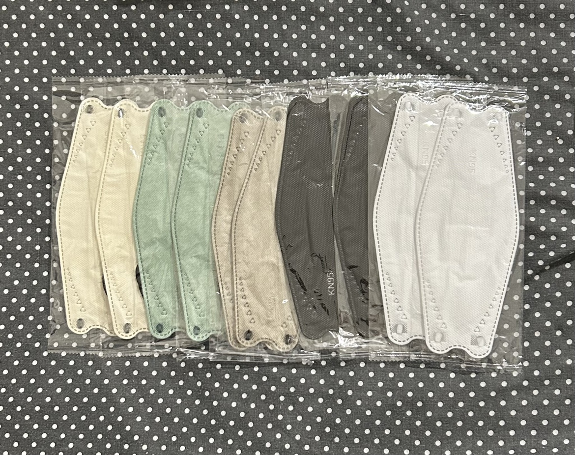 10 disposable masks (five colours) image indicator(2)