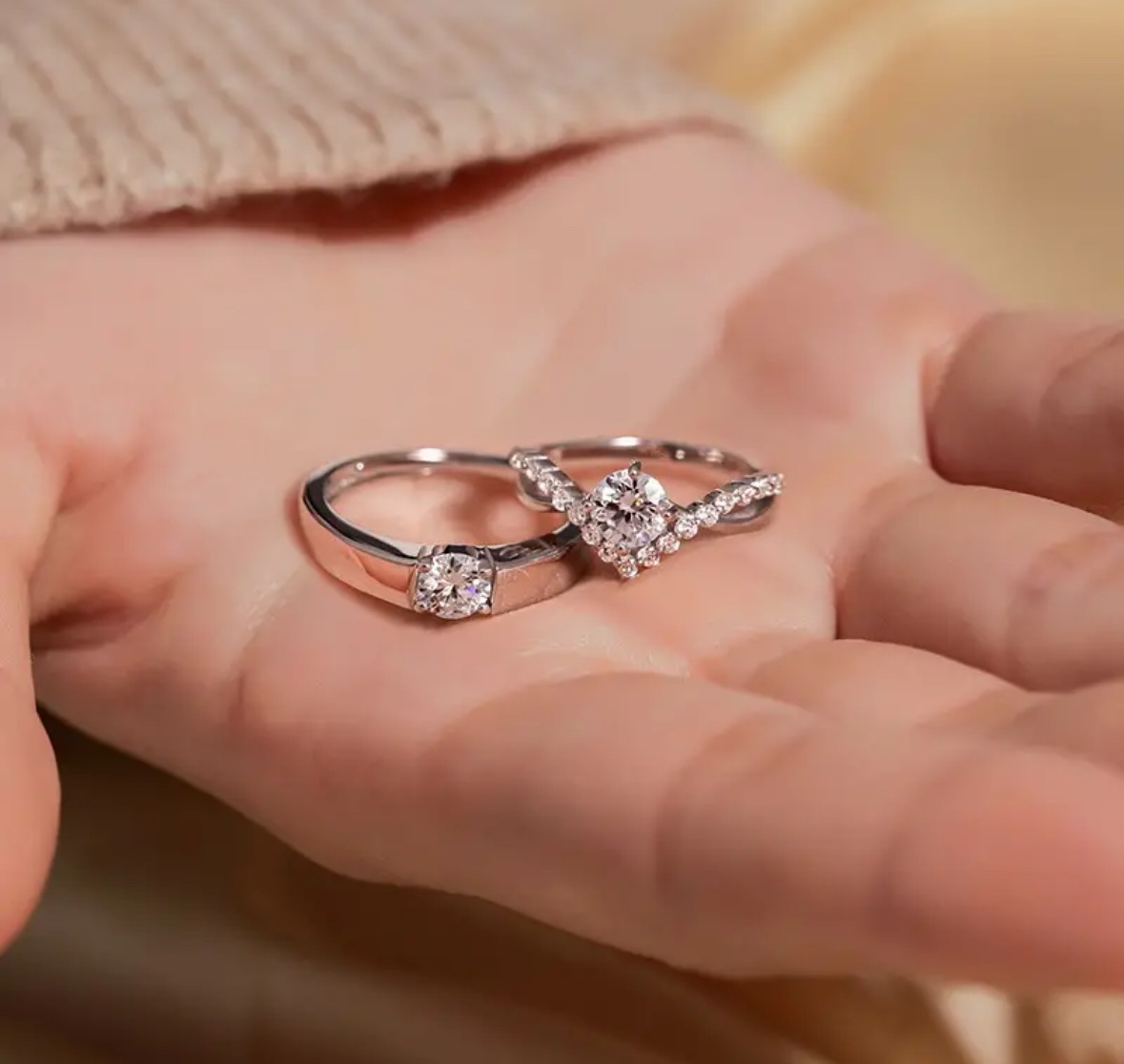 14 k plated ring set - photo 3