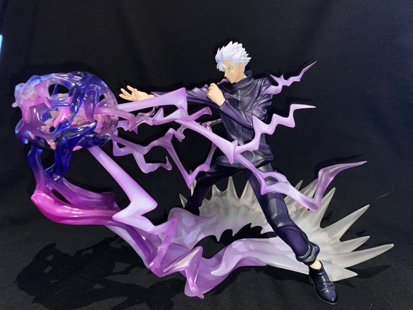 Gojo purple figure with box| negotiable