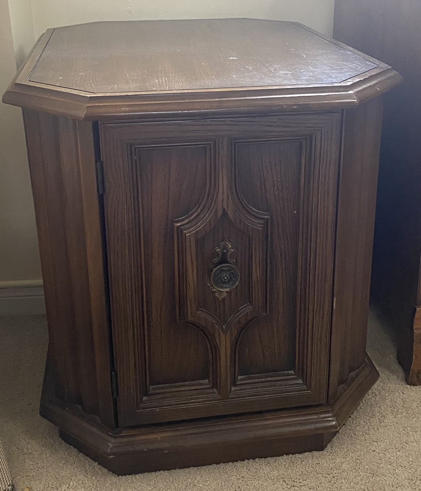 Side table - brown colour