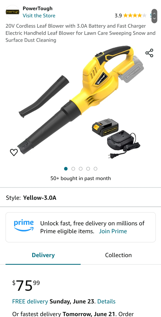 Cordless Leaf Blower thumbnail