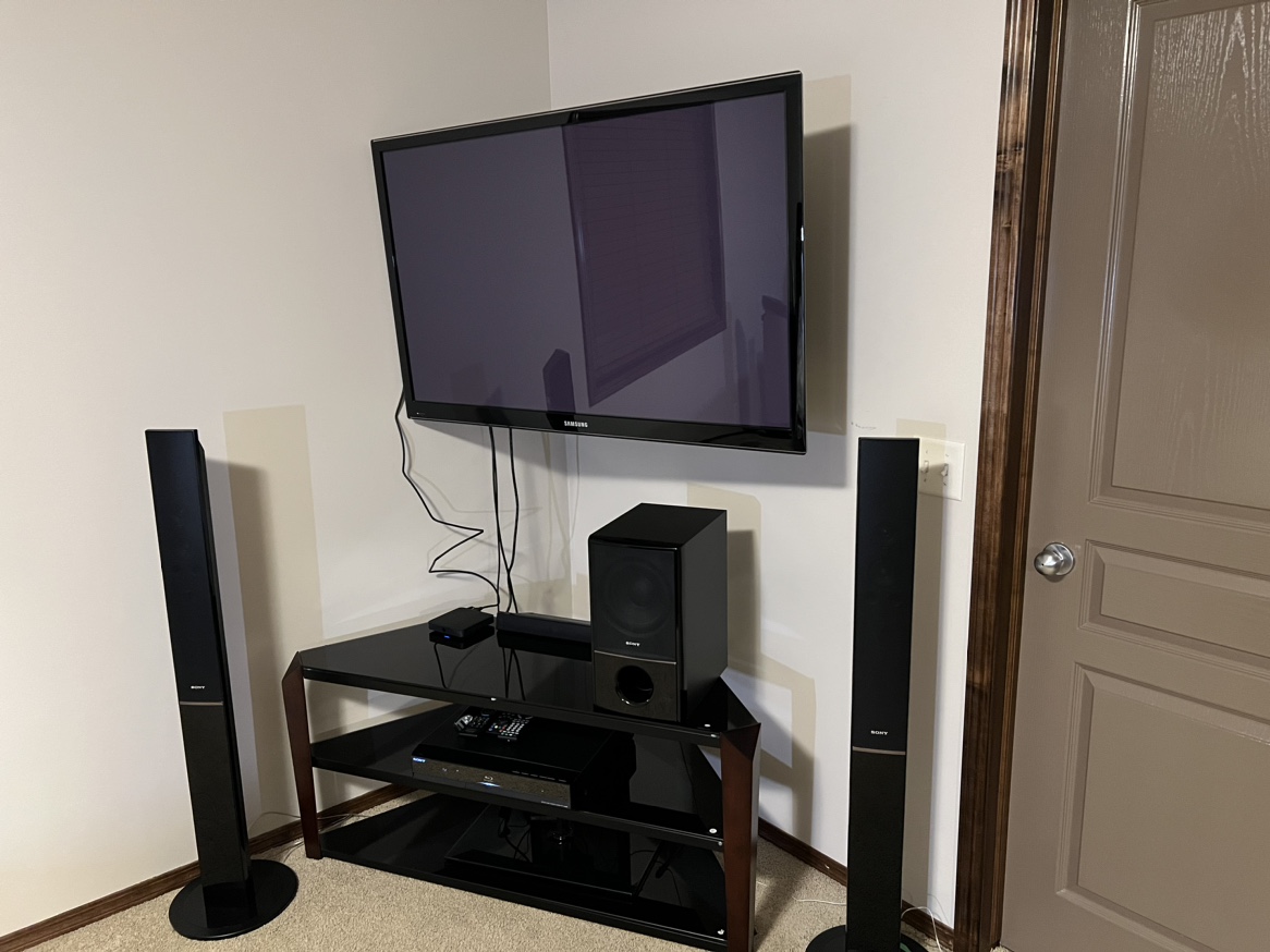 55” TV with wall mount hardware thumbnail