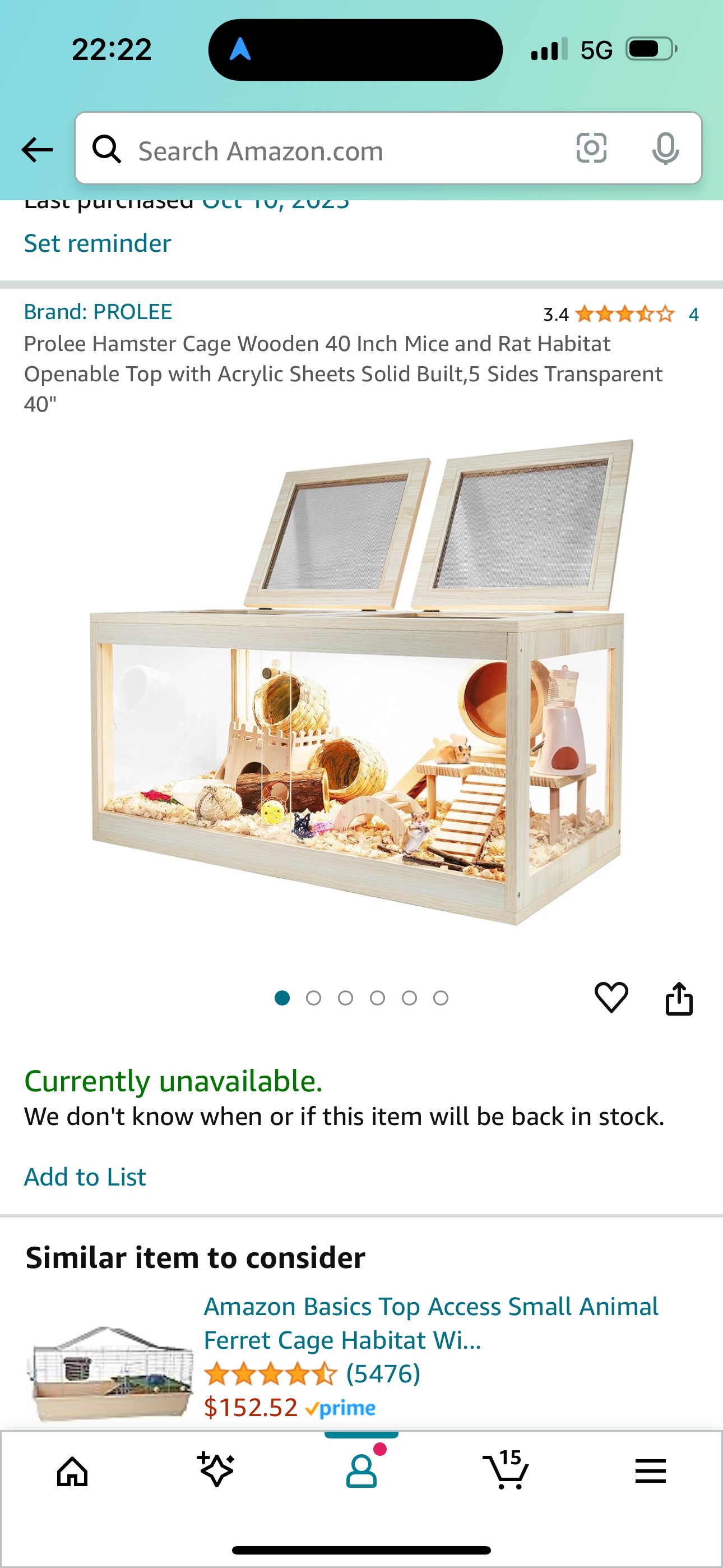 Huge hamster cage