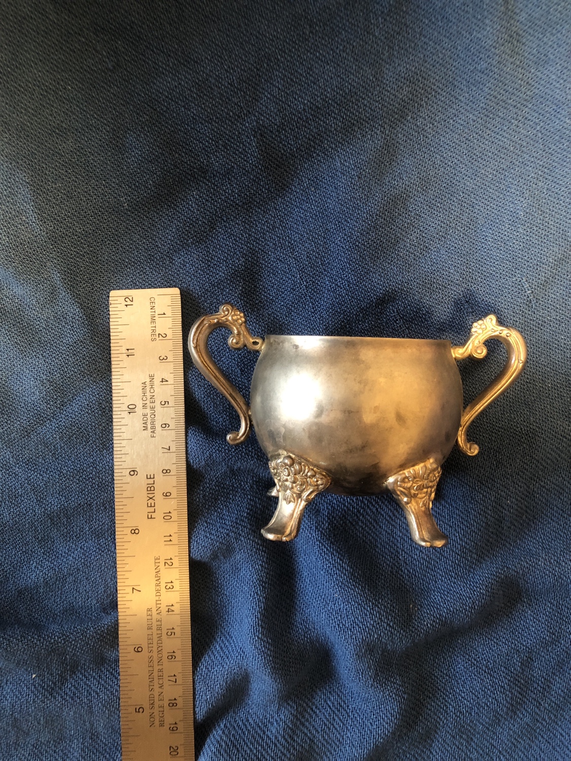 Vintage silver sugar holder - photo 2