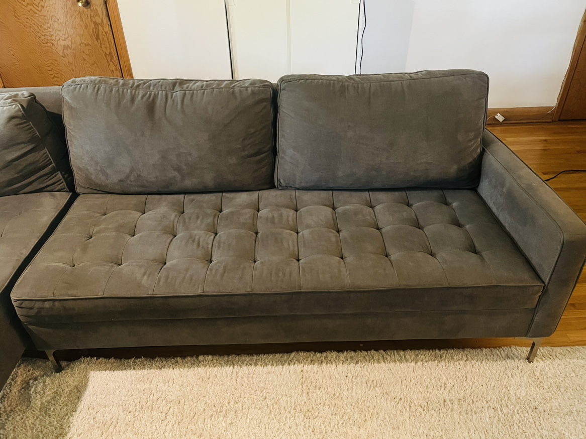 Grey Sectional Sofa - photo 5