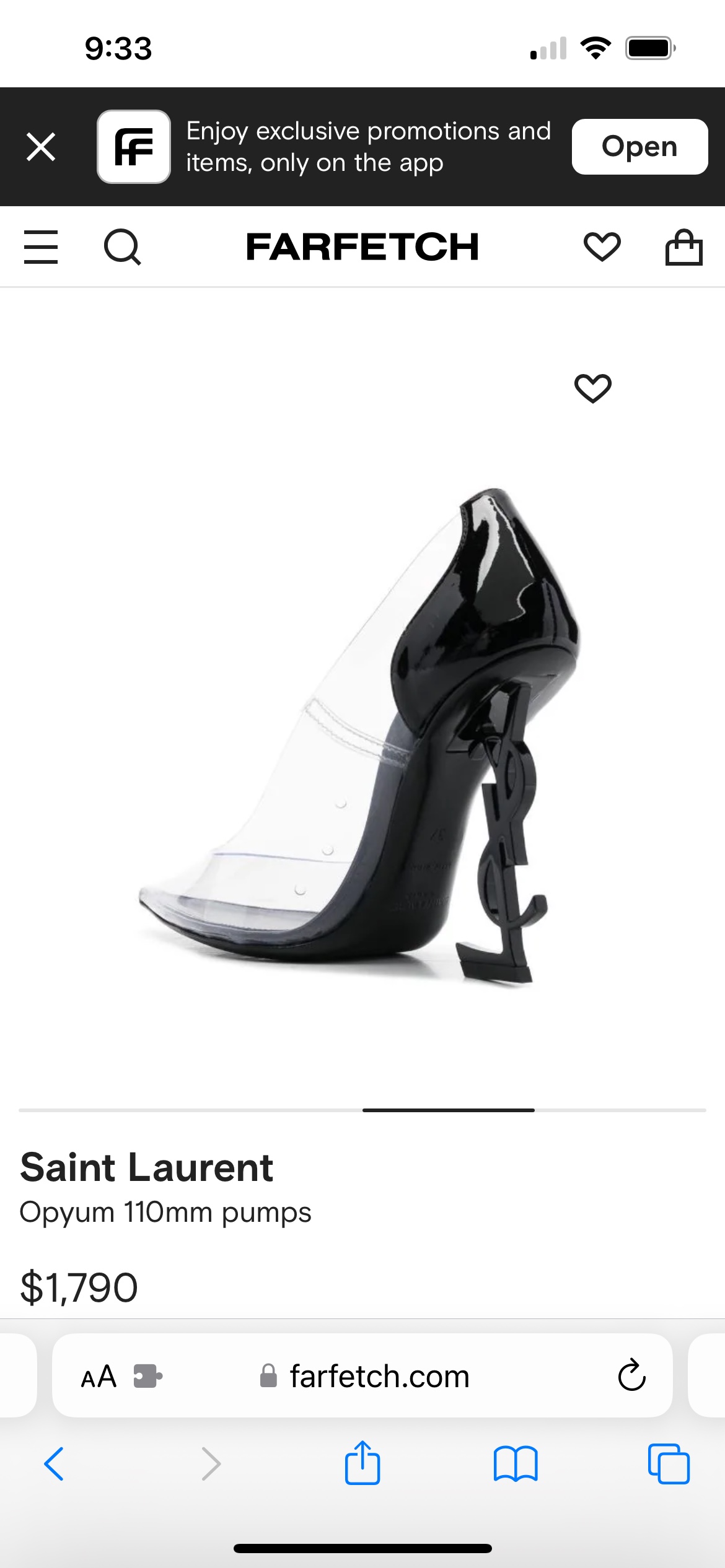 YSL PVC pumps image indicator(2)