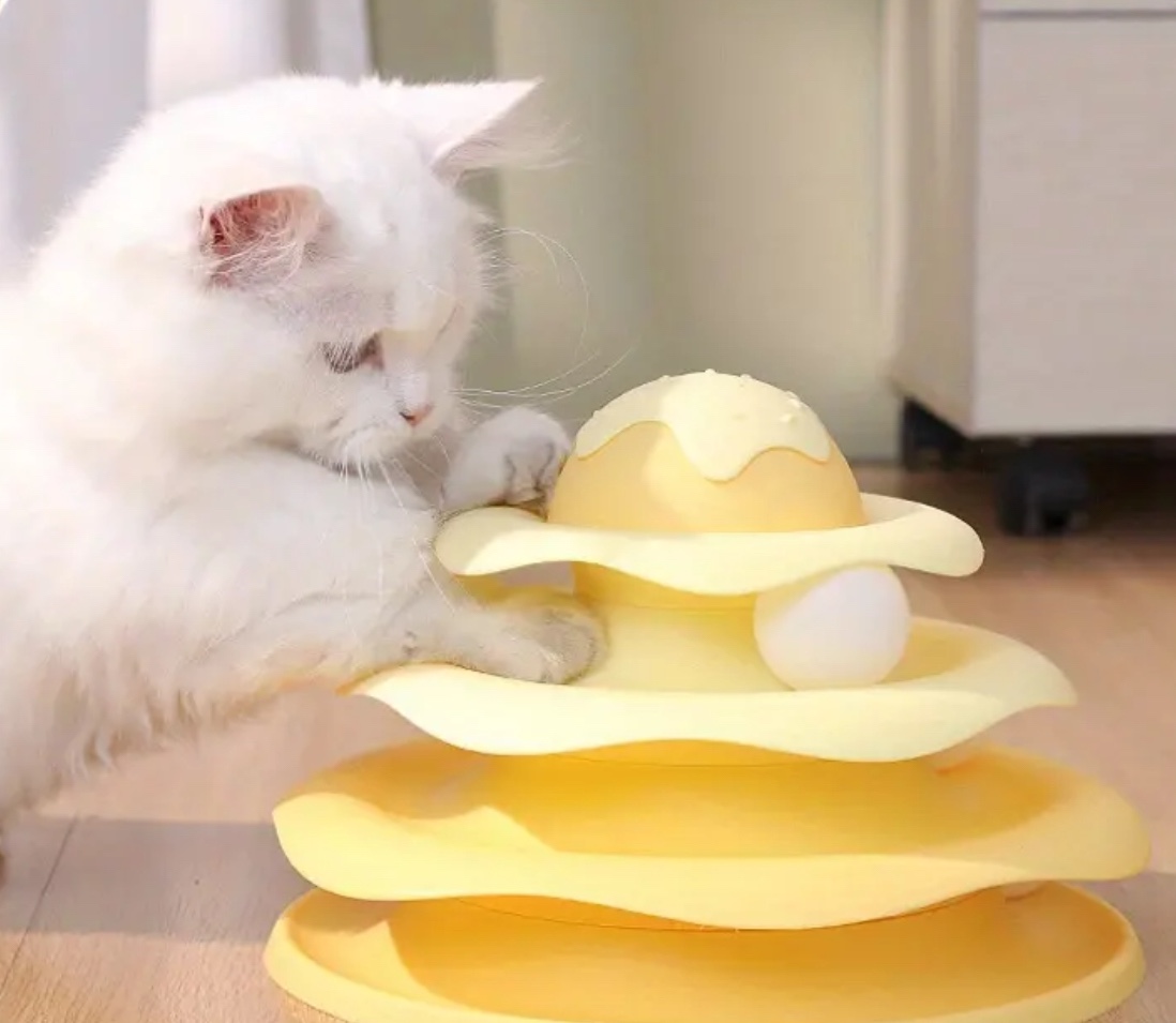 cat toy ( yellow color )