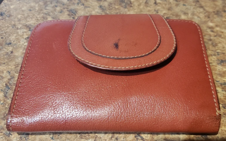 #freecycle Genuine leather wallet image indicator(2)