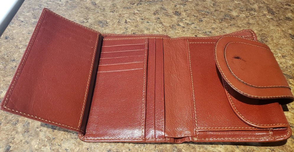 #freecycle Genuine leather wallet image indicator(6)